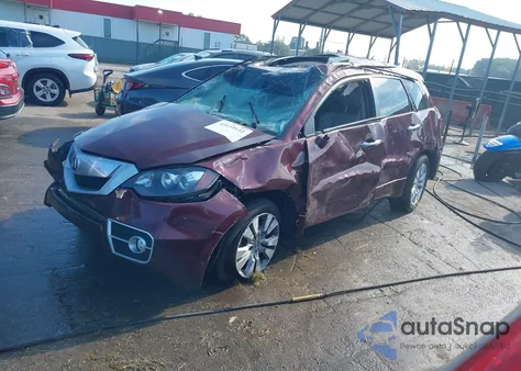2010 Acura Rdx z USA, uszkodzony, nr VIN 5J8TB1H27AA008662